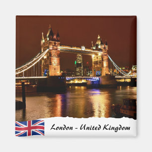 Tower Bridge 's Nachts, Bekend Londen Magneet