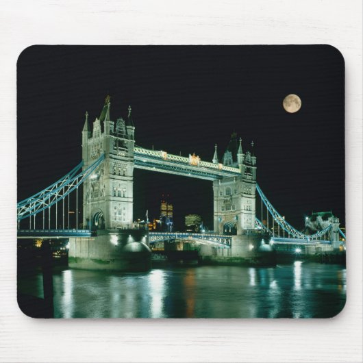 Tower Bridge 's nachts, Londen, Engeland Muismat (Voorkant)