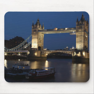 Tower Bridge 's Nachts Muismat