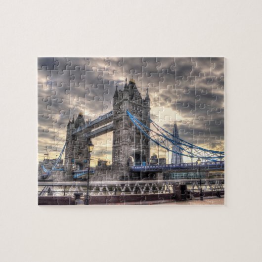 Tower Bridge & The Shard, Londen, Engeland Legpuzzel (Horizontaal)