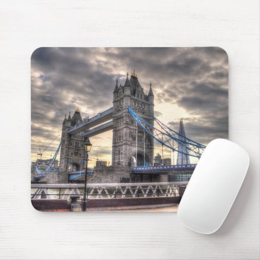 Tower Bridge & The Shard, Londen, Engeland Muismat (Met muis)