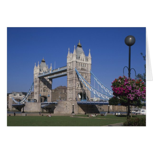 Tower Bridge, Theems, Londen, Engeland (Voorkant Horizontaal)