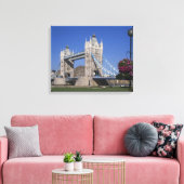 Tower Bridge, Theems, Londen, Engeland Canvas Afdruk (Insitu (Woonkamer))