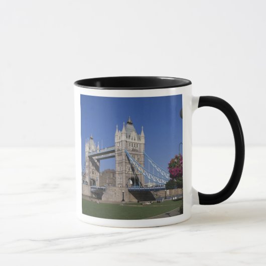 Tower Bridge, Theems, Londen, Engeland Mok (Rechts)