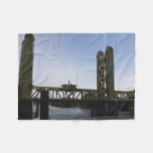Tower Bridge-ventilator Fleece Deken (Voorkant (Horizontaal))
