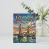 Tower Bridge Verenigd Koninkrijk Briefkaart (Staand voorkant)