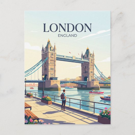 Tower Bridge Verenigd Koninkrijk Briefkaart (Voorkant)