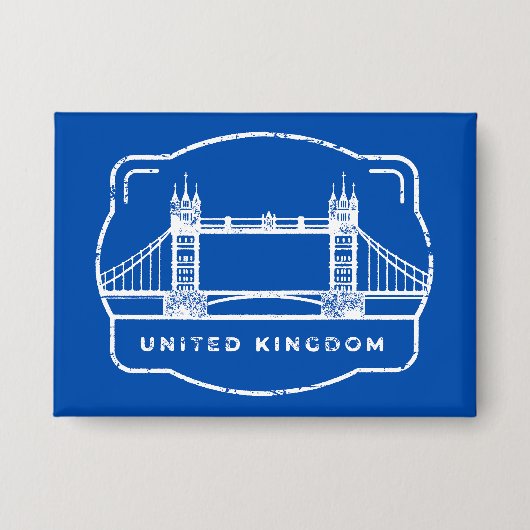 Tower Bridge Verenigd Koninkrijk Button (Voorkant)