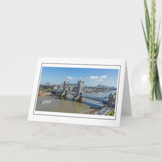 Tower Bridge-wenskaart Kaart (Voorkant)