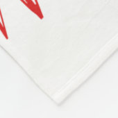 Tower Climber Industrial Climber Sticker  Fleece Deken (Hoek)