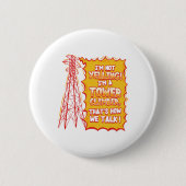 Tower Climber Industrial Climber Sticker Ronde Button 5,7 Cm (Voorkant)