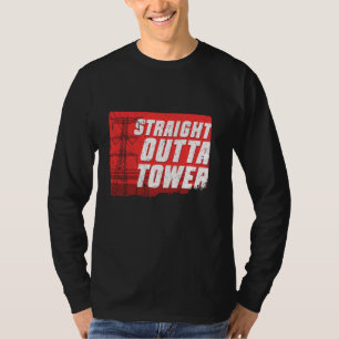 Tower Climber industriële klimmer rechtstreeks naa T-shirt