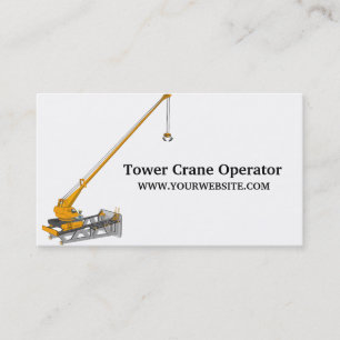 Tower Crane Operator - Construction Visitekaartje