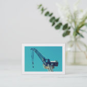 Tower Crane v2 (Bordered) Visitekaartje (Staand voorkant)