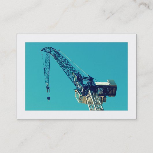 Tower Crane v2 (Bordered) Visitekaartje (Voorkant)