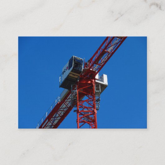 Tower Crane Visitekaartje (Voorkant)