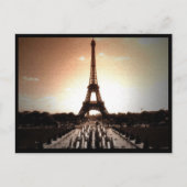 Tower Eiffel 4 Briefkaart (Voorkant)