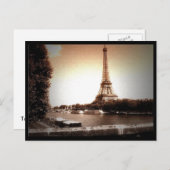 Tower Eiffel Briefkaart (Voorkant / Achterkant)