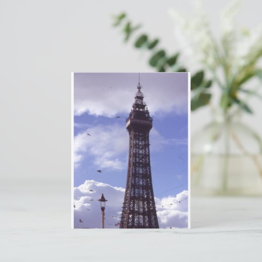 Tower- en lamppost briefkaart (Staand voorkant)