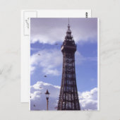 Tower- en lamppost briefkaart (Voorkant / Achterkant)