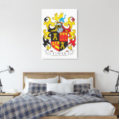 Tower Family Crest Canvas Afdruk (Insitu (Slaapkamer))