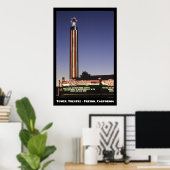 Tower, Fresno-Poster Poster (Thuiskantoor)