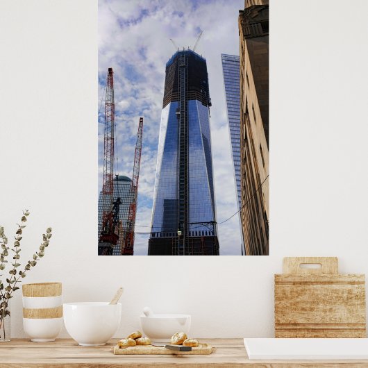 Tower groeit vrij poster (Keuken)