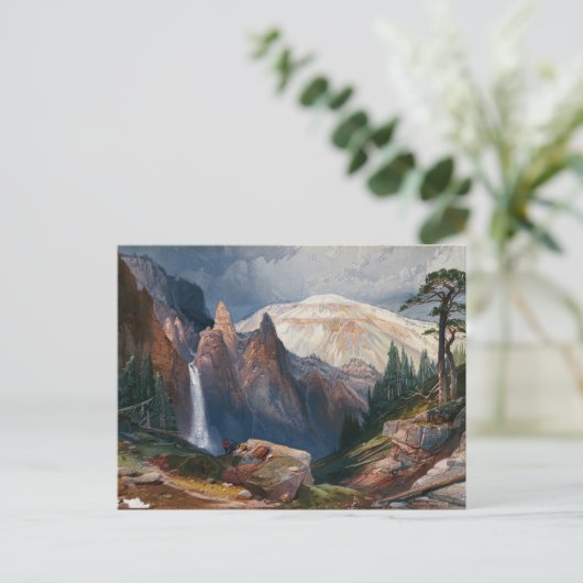 Tower Herfsten en Sulpher Mountain, Yellowstone Briefkaart (Staand voorkant)