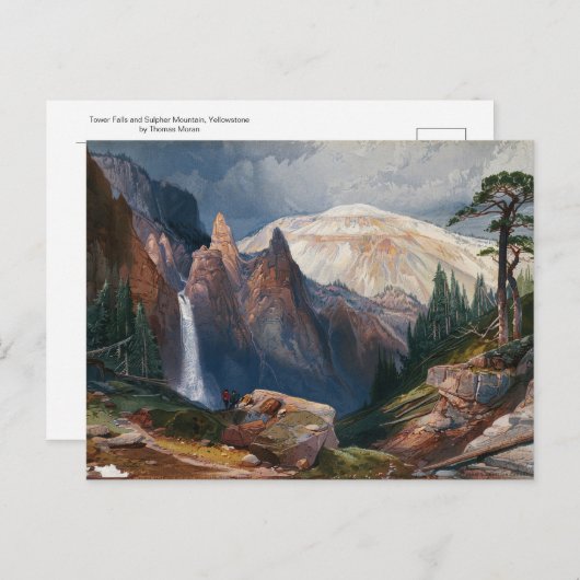 Tower Herfsten en Sulpher Mountain, Yellowstone Briefkaart (Voorkant / Achterkant)