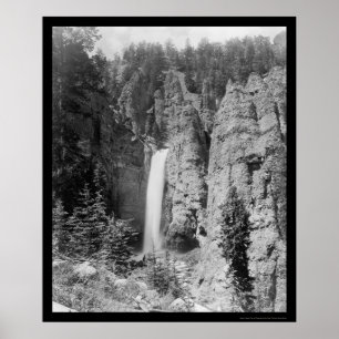 Tower Herfsten Yellowstone 1899 Poster