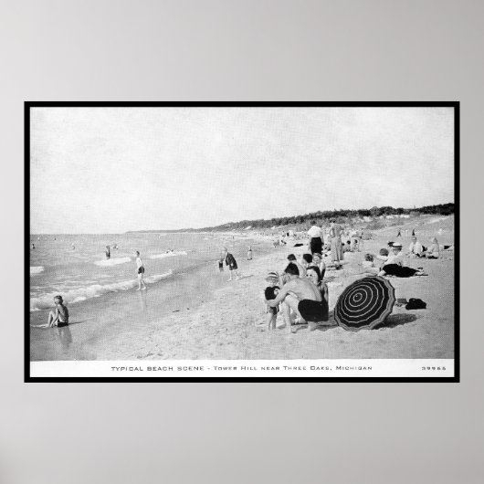 Tower Hill bij Three Oaks, Michigan Poster (Voorkant)