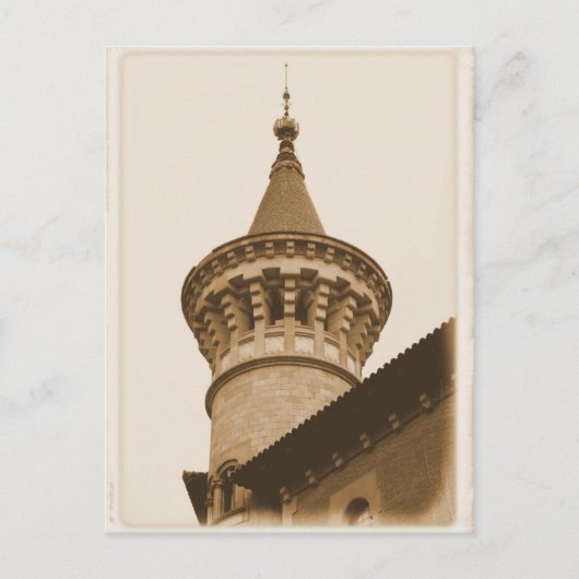 Tower in Barcelona, Briefkaart Spanje (Voorkant)