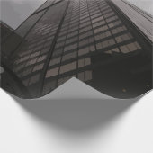 Tower in de stad. cadeaupapier (Hoek)