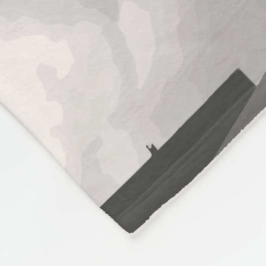 Tower in de stad. fleece deken (Hoek)