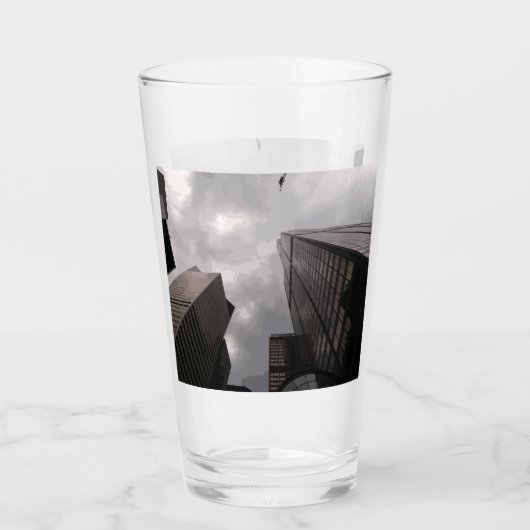 Tower in de stad. glas (Voorkant)