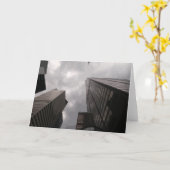 Tower in de stad. kaart (Gele Bloem)