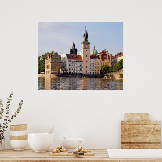 Tower in Praag Poster (Keuken)