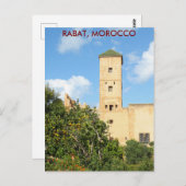 Tower in Rabat, Marokko Briefkaart (Voorkant / Achterkant)