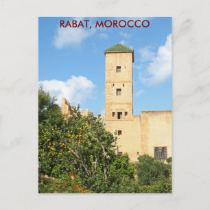 Tower in Rabat, Marokko Briefkaart