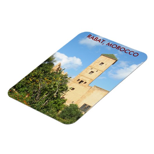 Tower in Rabat, Marokko Magneet (Linkerzijde)