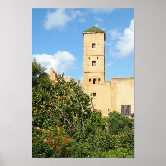 Tower in Rabat, Marokko Poster (Voorkant)