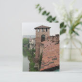 Tower in Verona, Italië Briefkaart (Staand voorkant)