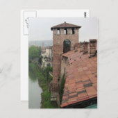 Tower in Verona, Italië Briefkaart (Voorkant / Achterkant)