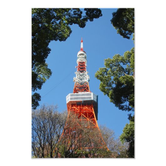 Tower, Japan Foto Afdruk (Voorkant)