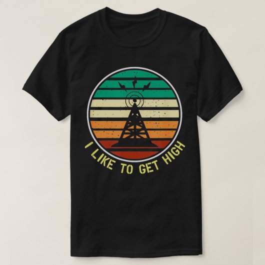 Tower-klimmer towertoren t-shirt (Design voorkant)