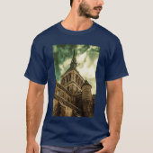 Tower Le Mont Saint Michel, Frankrijk T-shirt (Voorkant)