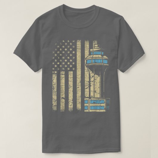 Tower luchtverkeersleider Luchtruim ATC T-shirt (Design voorkant)