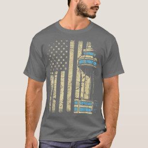 Tower luchtverkeersleider Luchtruim ATC T-shirt