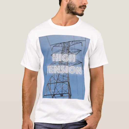 Tower met hoge spanning t-shirt (Voorkant)