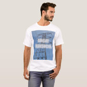 Tower met hoge spanning t-shirt (Voorkant volledig)